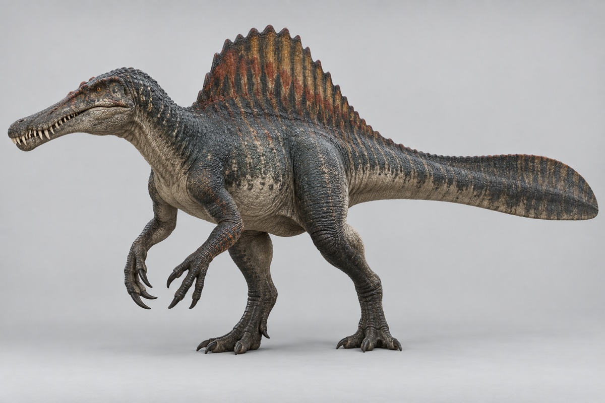 3D artwork of Spinosaurus